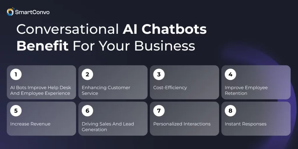 Conversational AI Chatbots Benefit For Your Business