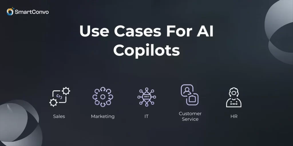 Use cases for AI copilots