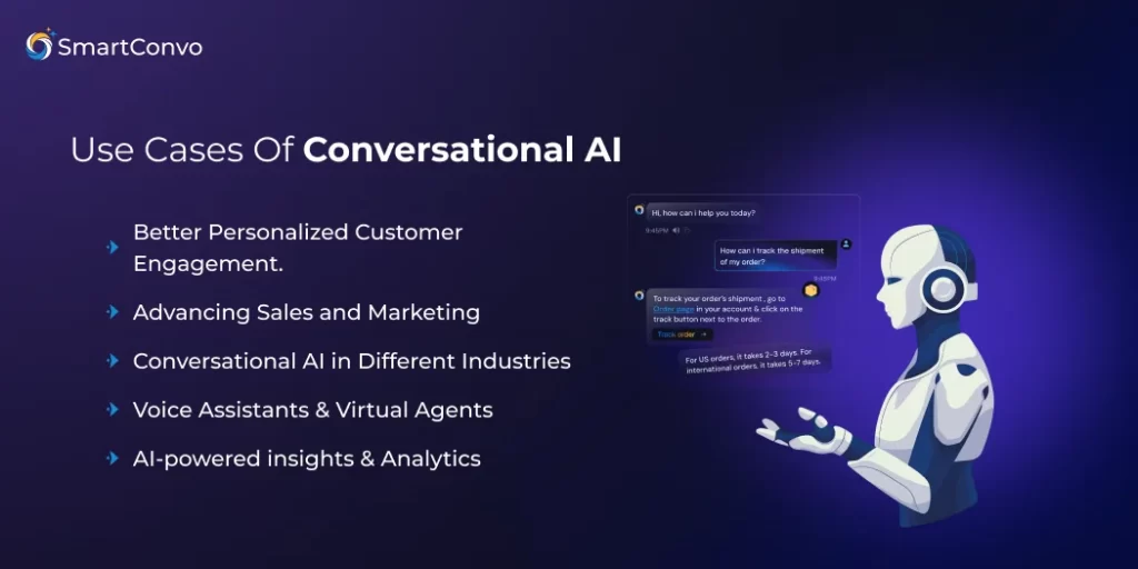 Use Cases of Conversational AI