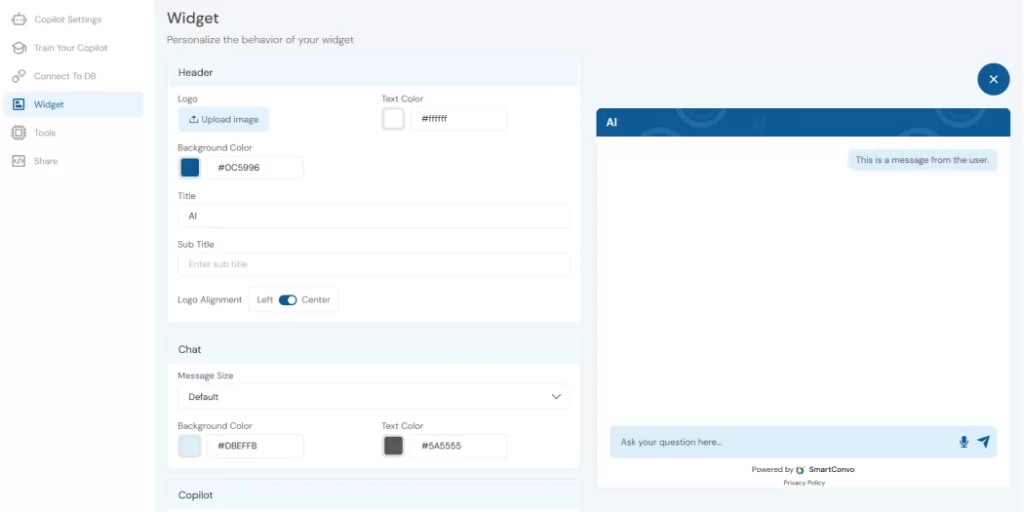 Create and Configure an AI Copilot